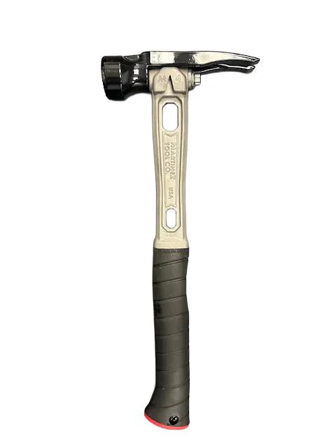 M4 Titanium Handle M115oz Milled Steel Head Curved Grip Framing Hammer - Signature Series - Image 2