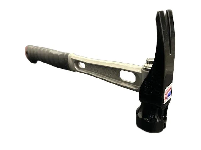 M4 Titanium Handle M115oz Milled Steel Head Curved Grip Framing Hammer - Signature Series - Image 4