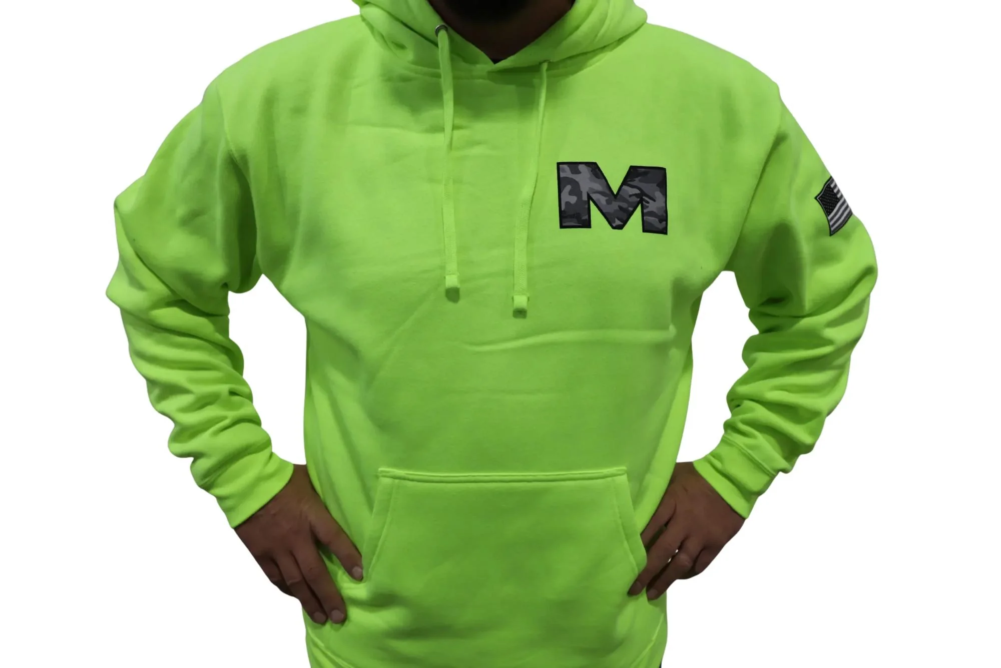 Martinez 10 Year Anniversary Hoodie - Safety Yellow - XL - Image 3