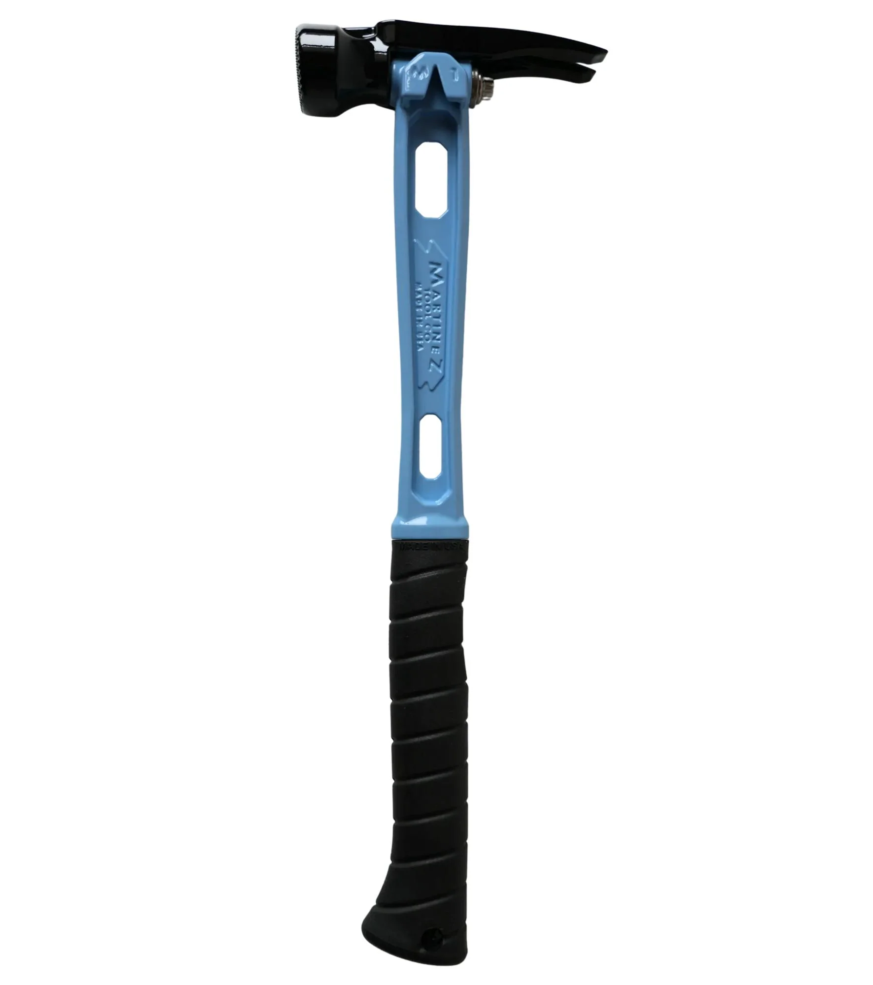 Martinez Blue Halo 15 Oz M1 Titanium Milled Face Framing Hammer - Image 2