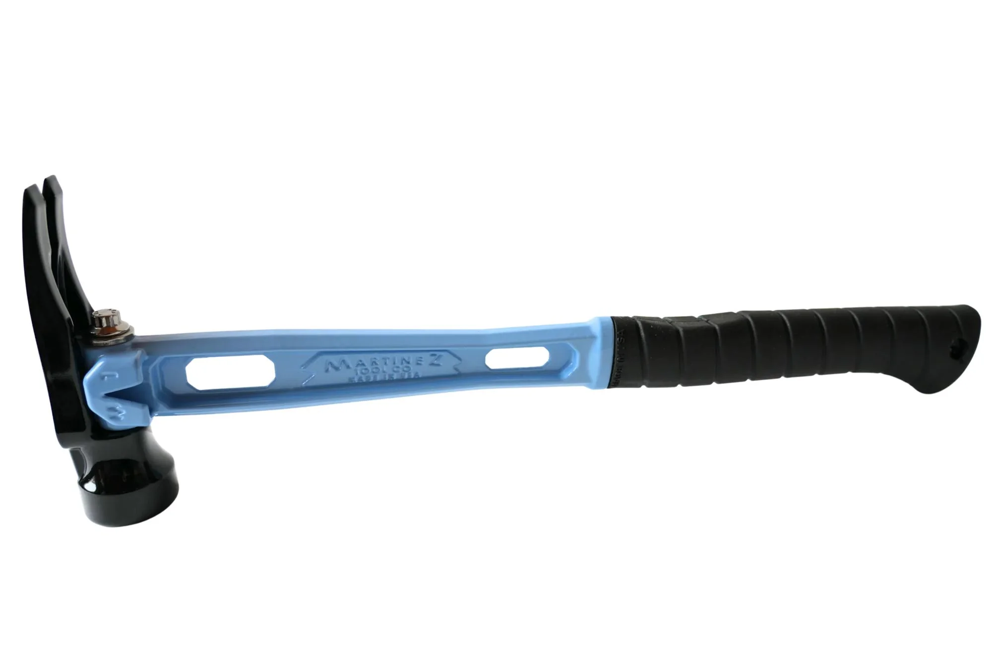 Martinez Blue Halo 15 Oz M1 Titanium Milled Face Framing Hammer - Image 3