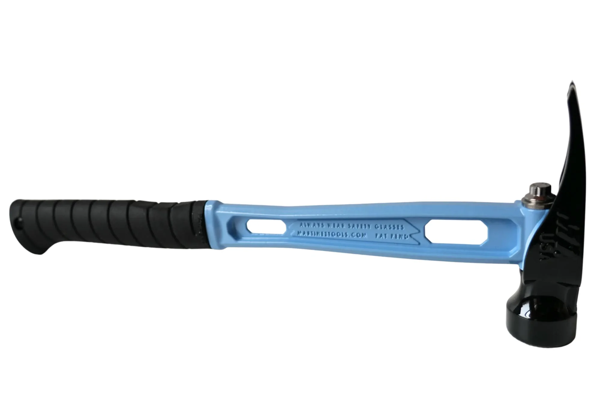 Martinez Blue Halo 15 Oz M1 Titanium Milled Face Framing Hammer - Image 4