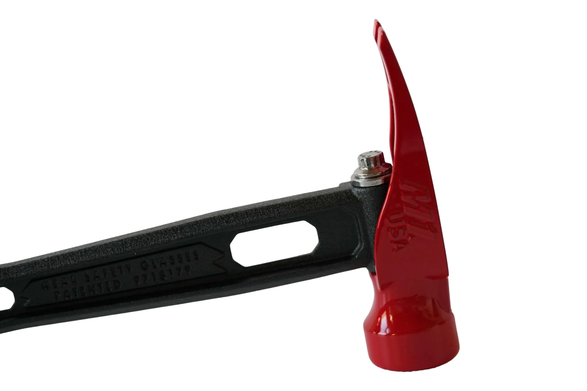 Martinez Red Headed Stepchild 15 oz M1 Milled Face Titanium Framing Hammer - Image 5