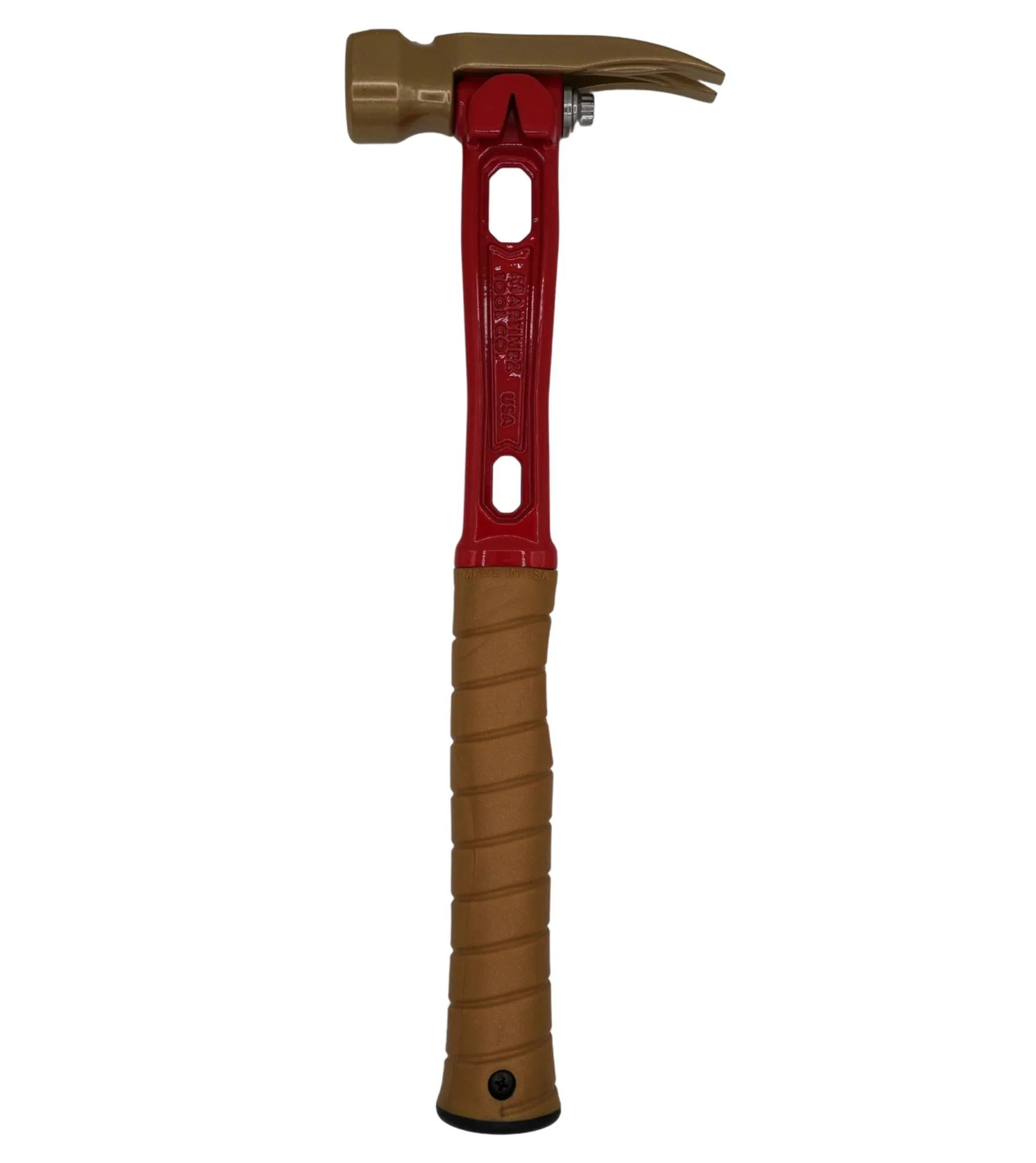 Martinez Iron man 12 oz M4 Smooth Face Titanium Finish Hammer - Image 2