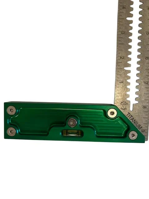 Martinez - Titanium Precision Square - (Green Anodized Heel) - Image 5