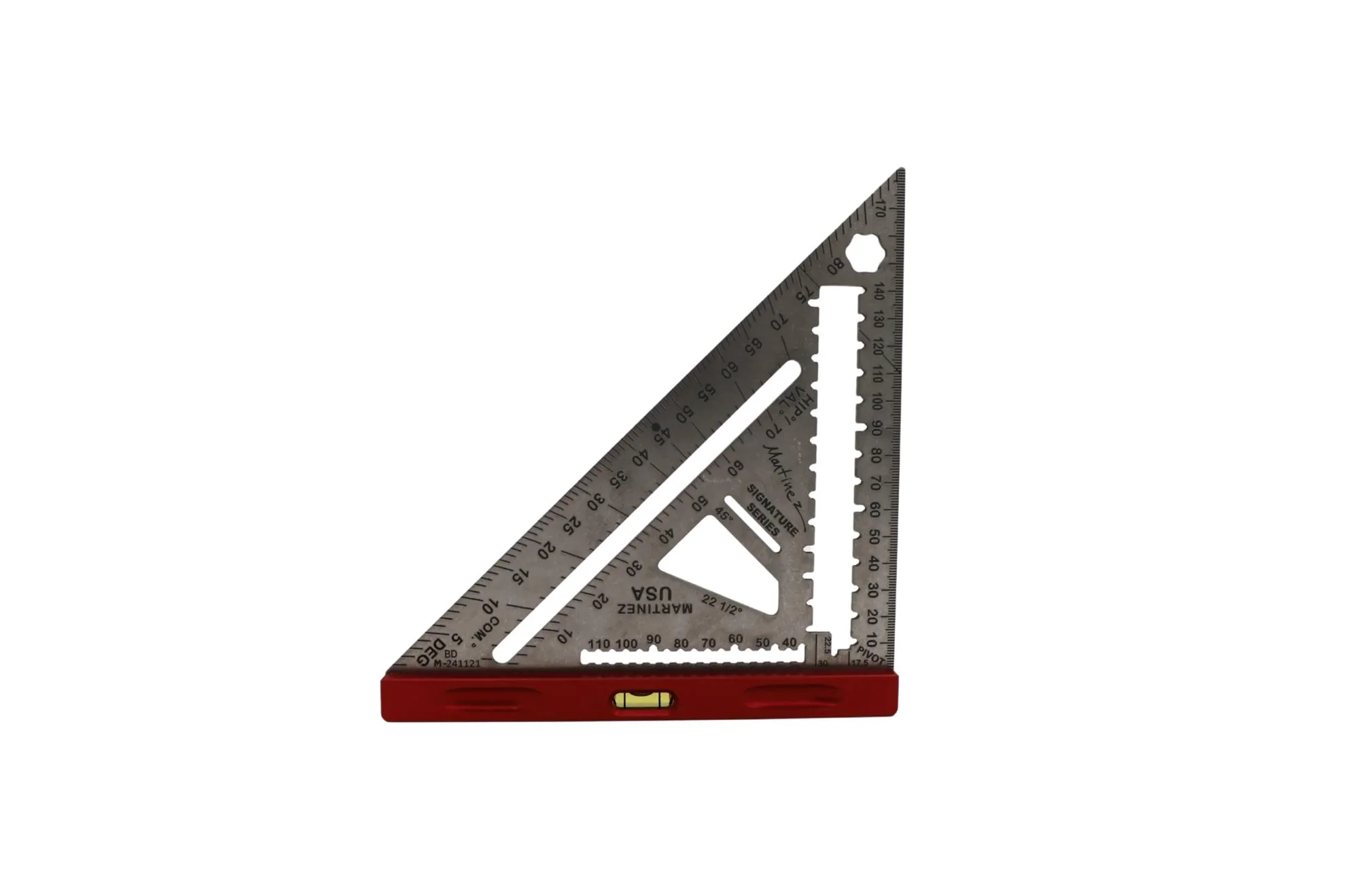 Martinez Titanium Rapid Square Metric Blade Red - Image 2