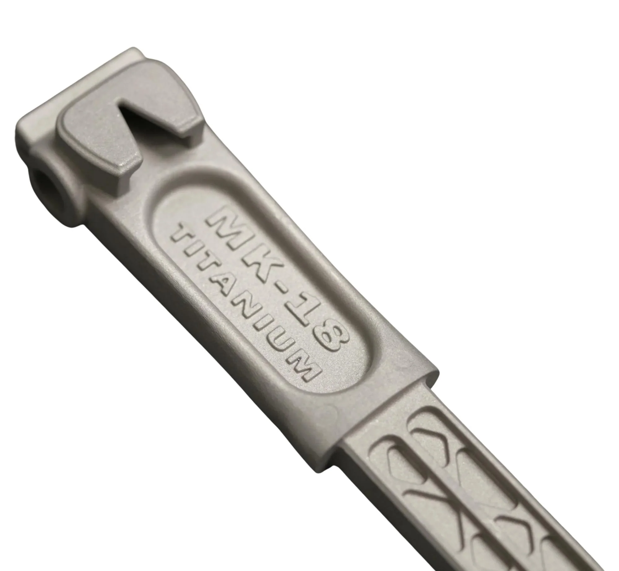 MK18 10.5" Titanium Trade Handle - Natural Finish - Image 3